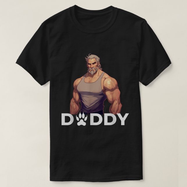 T-shirt Hommes Gay Ours Polaire Museau Papa Ours LGBT Gay  (Design devant)