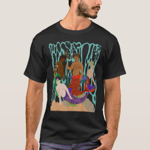 T-shirt Hommes Gay Thème Hommes Quatre Magnifiques Hommes 