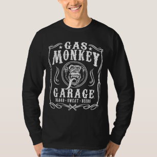 T-shirt Hommes Gaz Officiel Singe Garage Bières de Sueur d