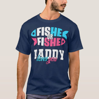 T-shirt Hommes Genre Révéler les idées fishe ou fishe Papa