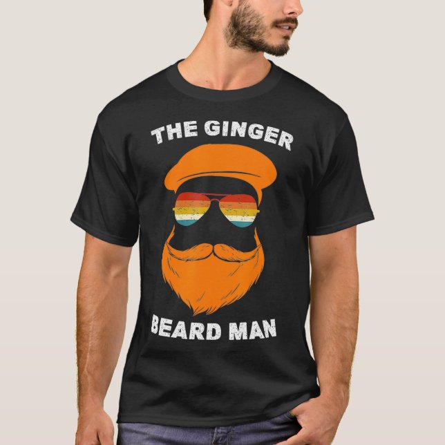 T-shirt Hommes Ginger Beard Homme Funny Redhead Irlandais  (Devant)