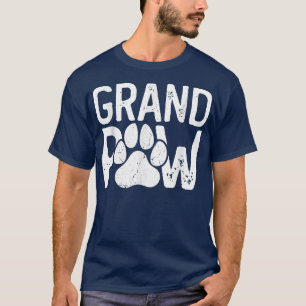 T-shirt Hommes Grandpaw Chien Grandpa Fête des pères Famil