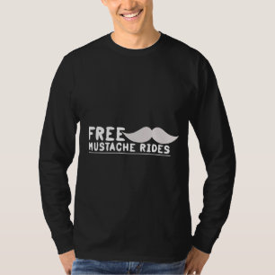 T-shirt Hommes Gratuit Moustache Circuits Beared Grand-pa 