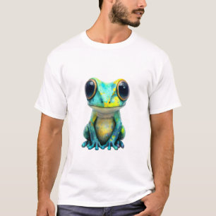 T-shirt Hommes grenouilles arboricoles tachetés cosmiques