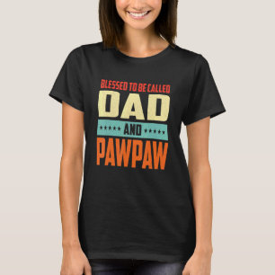 T-shirt Hommes Heureux D'Être Appelé Pawpaw Vintage Pawpaw