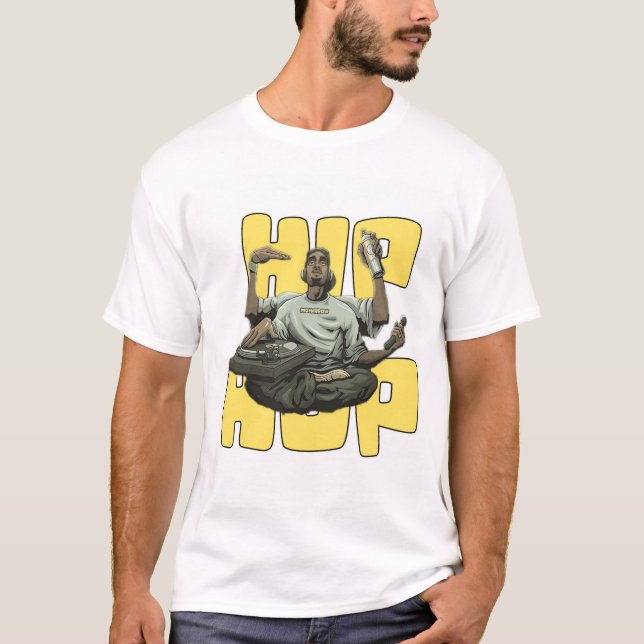 T-SHIRT HOMMES HIP HOP (Devant)