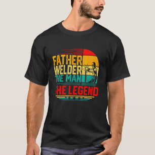 T-shirt Hommes Hommes Vintage Père Souder L'Homme La Légen