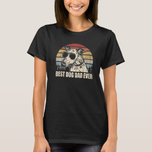 T-shirt Hommes Italien Greyhhop Papa Meilleur Chien Papa J