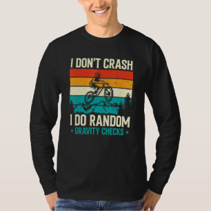 T-shirt Hommes Je Ne Crash Je Fais Des Contrôles De Gravit