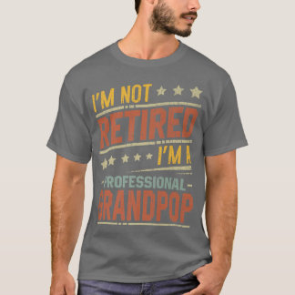 T-shirt Hommes Je ne suis pas à la retraite Je suis un gra