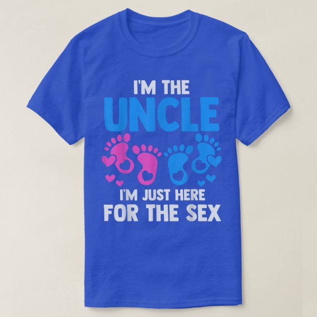 T-shirt Hommes Je suis l'oncle ici pour la révélation de g (Design devant)