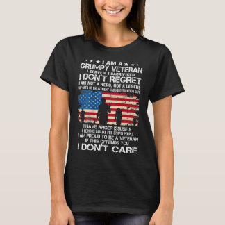 T-shirt Hommes Je Suis Un Vétérinaire Grave J'Ai Servi J'A