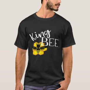 T-shirt Hommes King Bee Beekeeper Honeycomb Graphisme