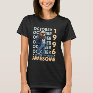 T-shirt Hommes Légende Octobre 1996 28e anniversaire Cool 