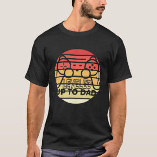 T-shirt Hommes Leveled Jusqu'À Papa - Jeu De Grossesse