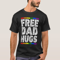 Hommes Libérez Papa Encarts Rainbow Fiers Papa Lgb