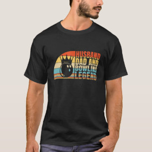 T-shirt Hommes Mari Papa Et Bowling Légende, Bowling Strik