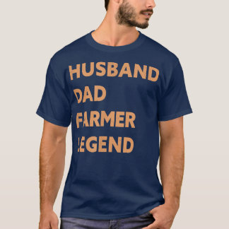 T-shirt Hommes mari père fermier légende Funny fermier