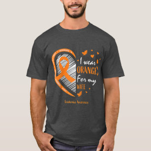 T-shirt Hommes Maris Je Porte De L'Orange Pour Ma Femme Le