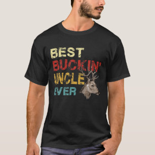 T-shirt Hommes Meilleur Oncle Buckin Jamais Chasse De Cerf