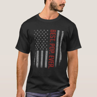 T-shirt Hommes Meilleure Pop Ever Père Fête Vintage
