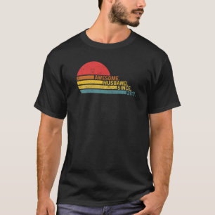 T-shirt Hommes merveilleux mari depuis 2017 Anniversaire M
