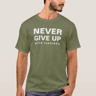 T-shirt Hommes Moderne Élégant Fatigue Vert ne jamais reno