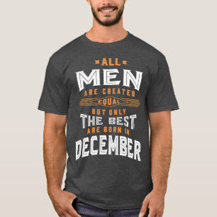 T-shirt Hommes Nés En Décembre