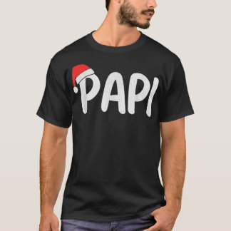 T-shirt Hommes Noël chapeau de Noël jumeler Papi de famill