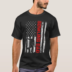 T-shirt Hommes Nouveau Papa Première Fois Bowling Papa Ret