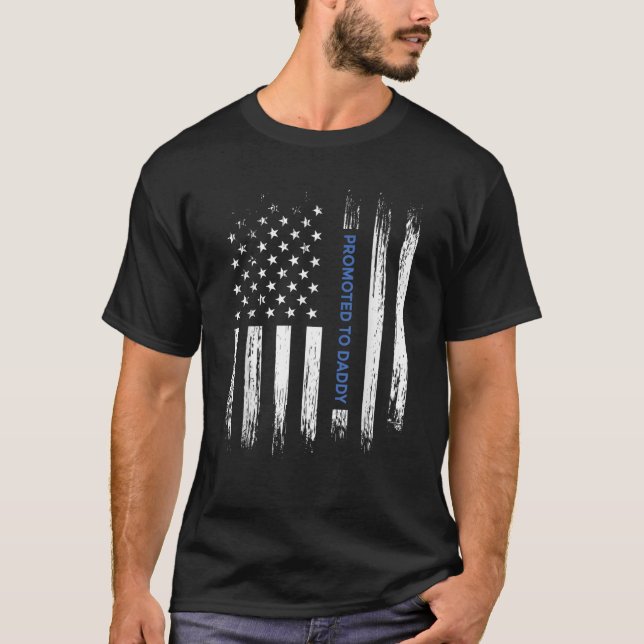 T-shirt Hommes Nouvelle Première Fois Papa Appréciation Po (Devant)