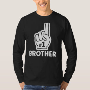 T-shirt Hommes Numéro Un Frère Père Jour Anniversaire Fils