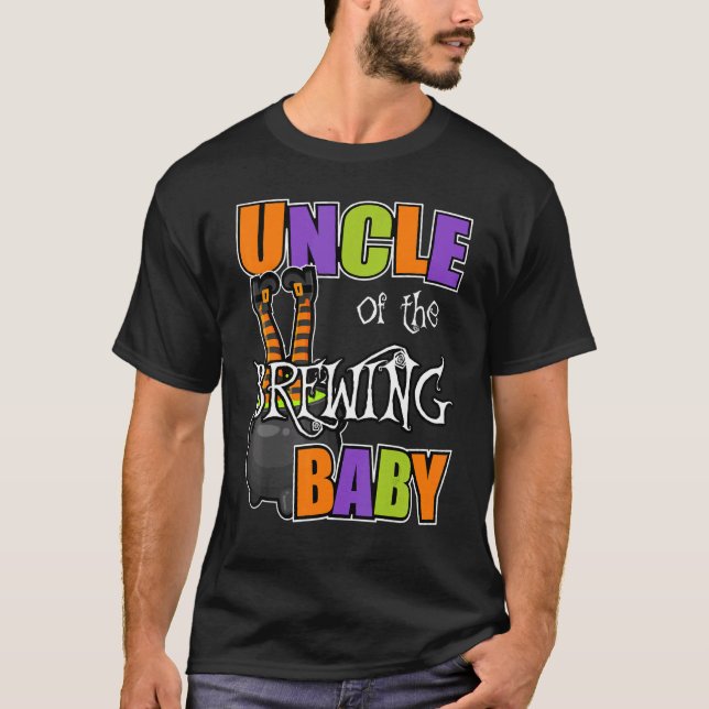 T-shirt Hommes Oncle Of Brewing Baby Halloween Thème Baby  (Devant)