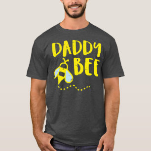 T-shirt Hommes Papa Bee Famille Correspondance Abeige Papa