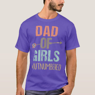 T-shirt Hommes papa de filles Fête des pères en nombre sup