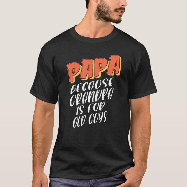 T-shirt Hommes Papa Idée Pour Fier Pads Pères Pères Pappy  (Devant)