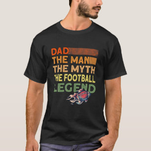 T-shirt Hommes Papa La Légende Du Football - Drôle Papa Am