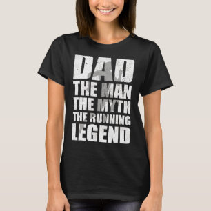 T-shirt Hommes Papa L'Homme Le Mythe La Légende Courante F