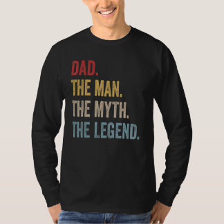 T-shirt Hommes Papa L'Homme Le Mythe La Légende Fête des p