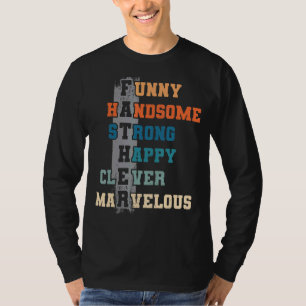 T-shirt Hommes Papa Papa Patrie Meilleur Père Jamais Pères