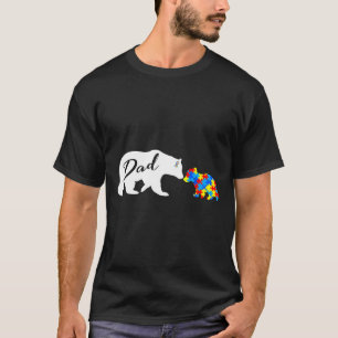 T-shirt Hommes Papa Porter Sensibilisation sur l'autisme a