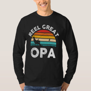 T-shirt Hommes Pêcheurs Reel Great Opa Pêche Vintage Fath