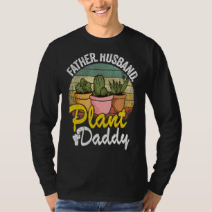 T-shirt Hommes Père Mari Plante Papa Gardener Succulent
