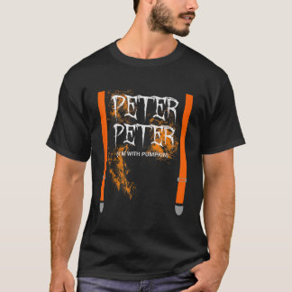 T-shirt Hommes Peter Peter Citrouille Mangeur Halloween Co