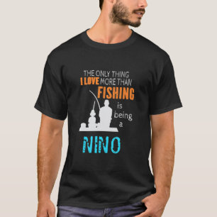 T-shirt Hommes Plus Que Amour Pêche Nino Mexicain Espagnol