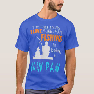 T-shirt Hommes plus que l'amour Pêche Paw Paw Grandp spéci