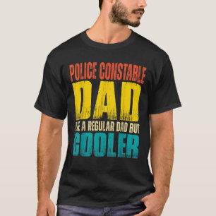 T-shirt Hommes Police Constable Papa Comme un papa ordinai