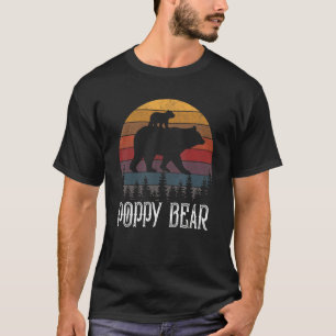 T-shirt Hommes Porte-Pavot Fête des pères Vintage Pour Ret