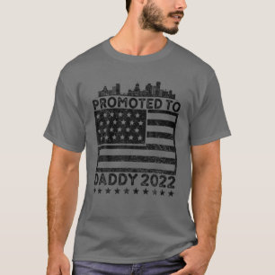 T-shirt Hommes Promus À Daddy 2022 Première Fête des pères