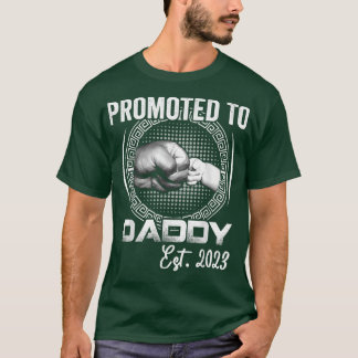 T-shirt Hommes promus à Daddy Est 2023 Grossesse drôle An
